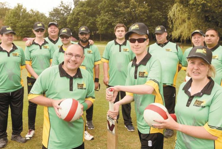 Advertiser grant helps Berkshire Stags Cricket Club buy new kit
