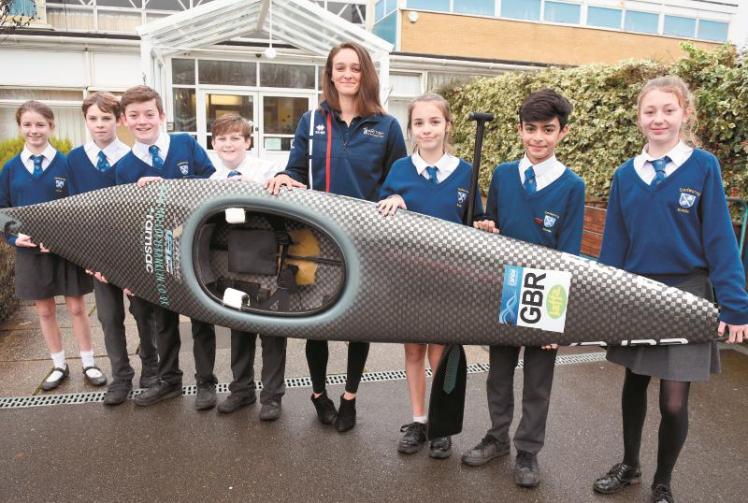 Former Dedworth Middle School pupil returns to discuss competing in 2020 Olympic Games