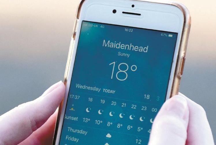 Maidenhead spent 577.5 hours in rain last year, weather report finds