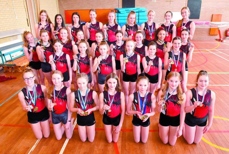 High flying Newlands Girls School gymnastics squads qualify for national finals