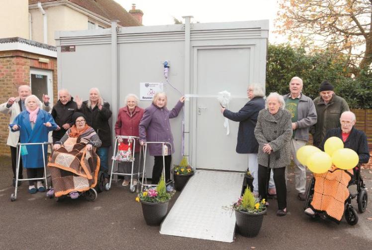 Taplow care home opens new portable building for family visits
