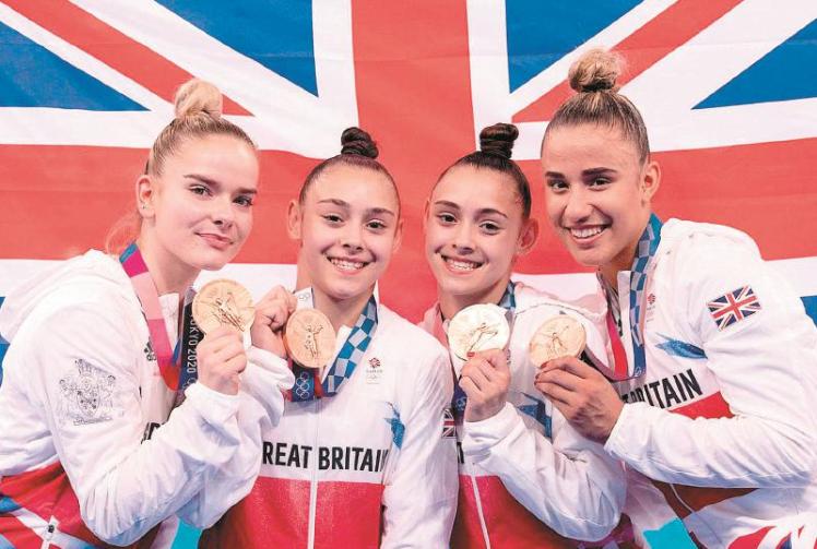 Slough's Amelie Morgan helps Team GB to bronze in women's team gymnastics finals