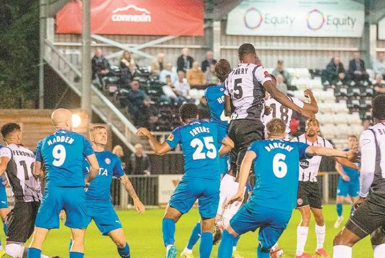 Clerima and Holden sent off as Magpies lose to Stockport County