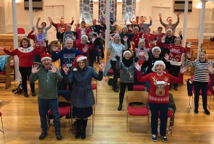 Maidenhead's Tuneless Choir strikes a chord with Radio 1 DJ Greg James