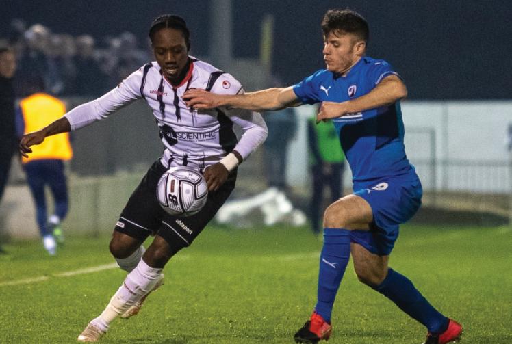 Sam Beckwith says Magpies 'stepped up to the level' of Spireites