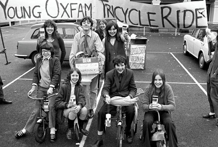 Remember When: Tricycling around cinema car park for Oxfam