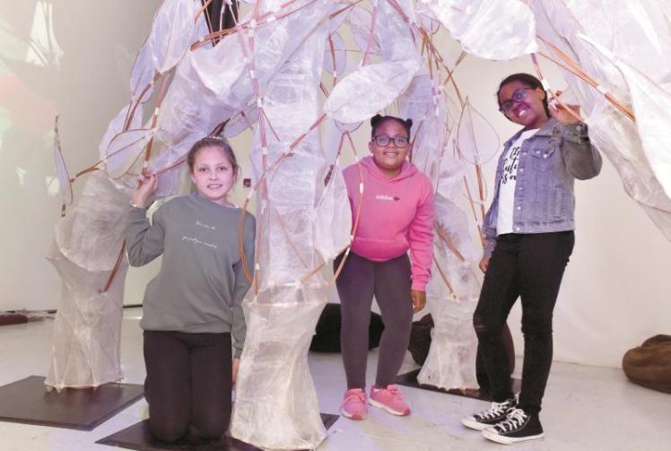 Children help create immersive exhibition at Norden Farm