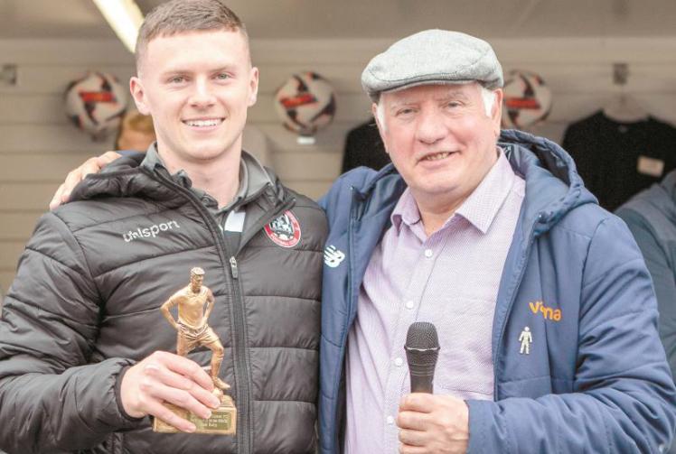 Kelly very nearly cleans up at Maidenhead United's end of season awards