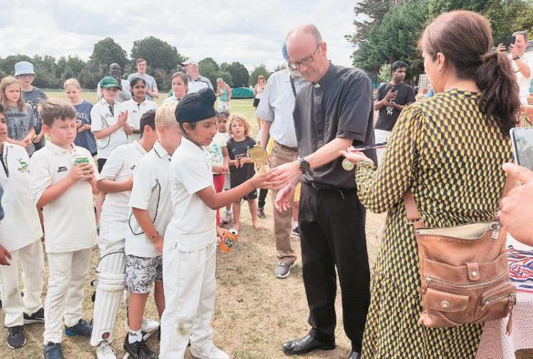 Faiths come together for all-ages friendly cricket