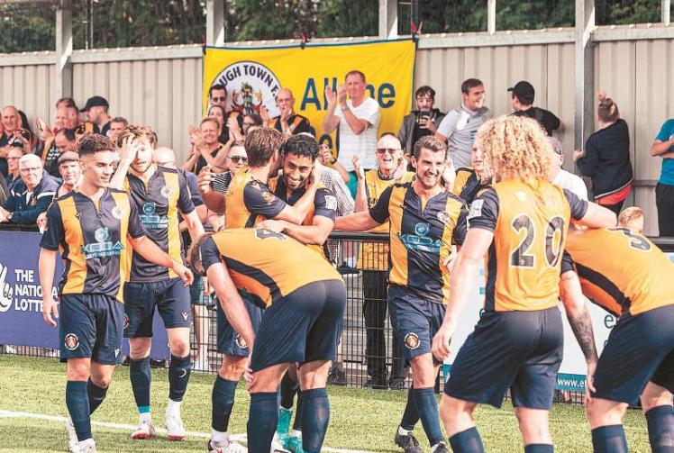 Wells instrumental in Slough Town's come from behind victory over Hampton