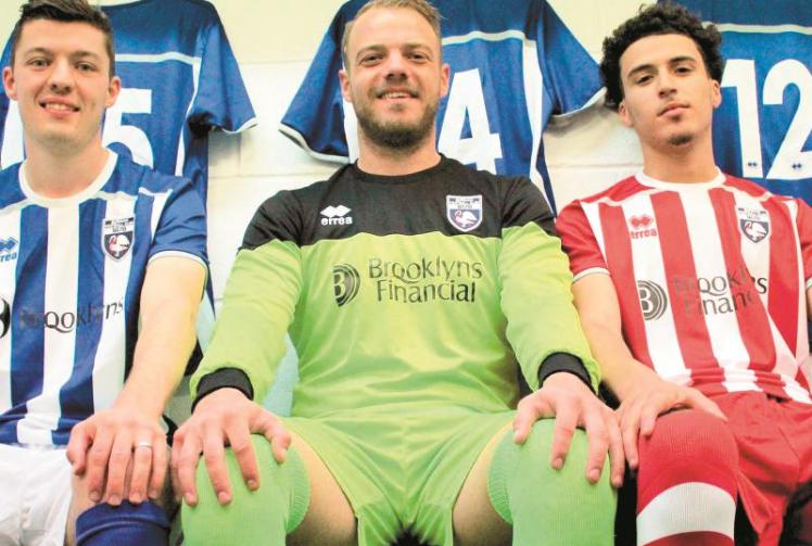 Burnham FC cut a dash in new Errea designed strips