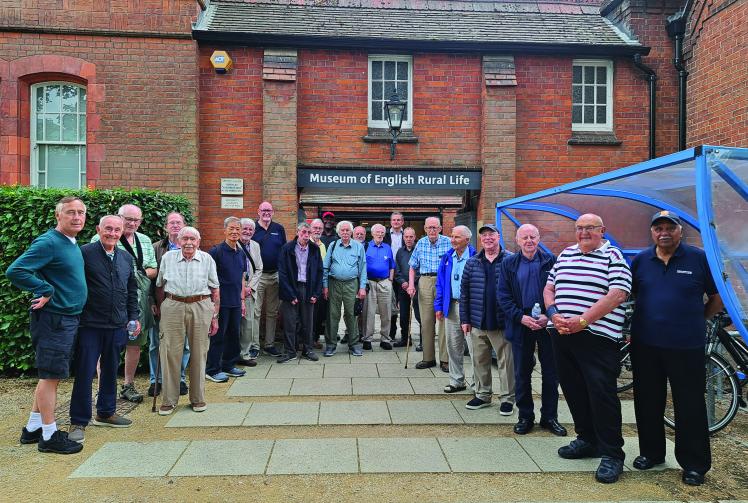 Mens social group visit Museum of English Rural Life