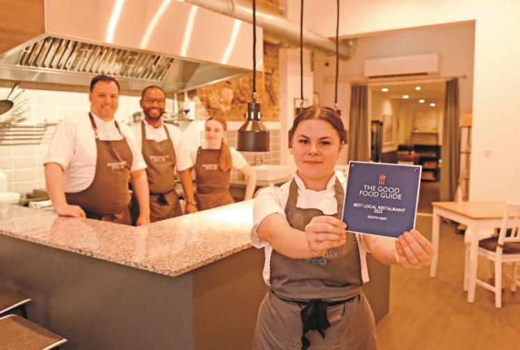 Maidenhead restaurant owners delighted by Good Food Guide award Photo