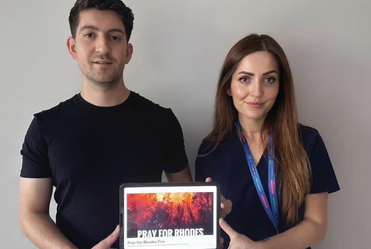 Maidenhead pair raise thousands for Rhodes wildfire victims