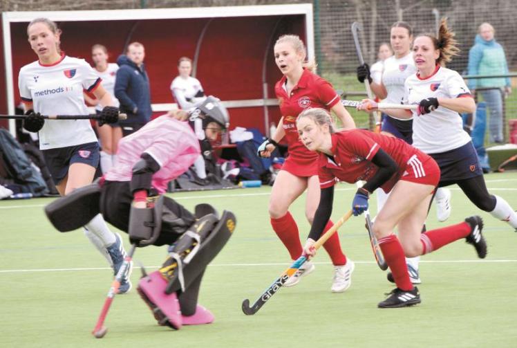 Marlow's women put seven past Amersham to maintain six point lead at the top