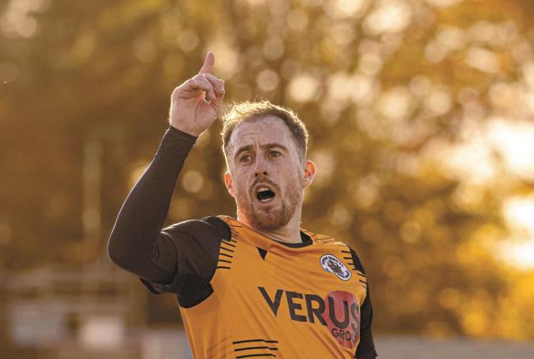 Scott Davies lauds Dover Athletic's display against Slough Town at the Crabble