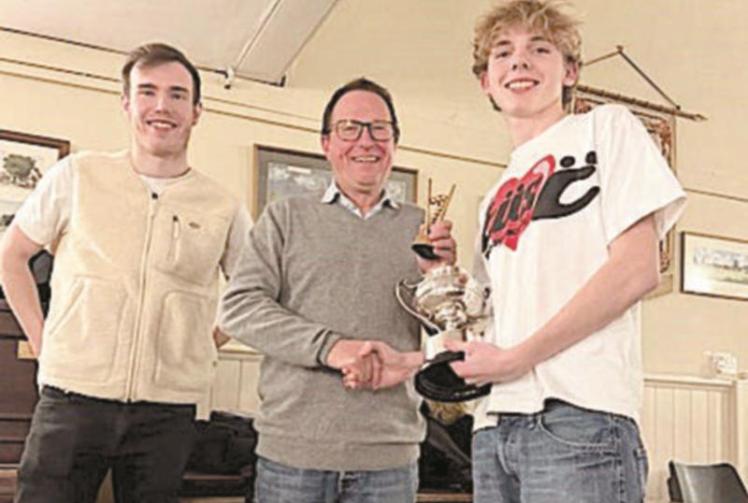 Zach claims hattrick at Littlewick Green Cricket Club's annual awards