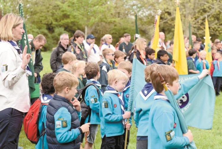 Remember When Extra: Scouts celebrate St George's Day