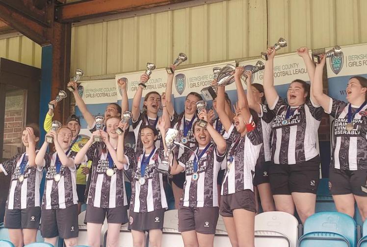 Maidenhead United u17s Girls defeat Swans to finish as unbeaten Division 2 champions