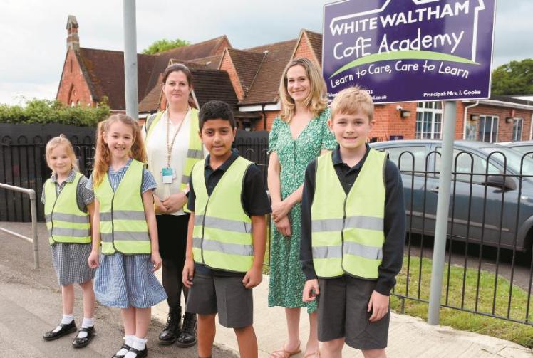 Mother petitions to get traffic control outside White Waltham school