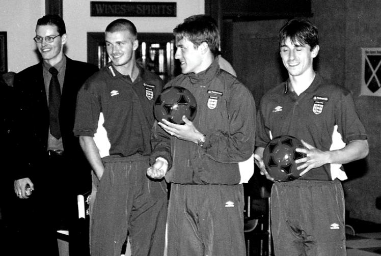 Remember When: David Beckham and England stars at Maidenhead Megabowl
