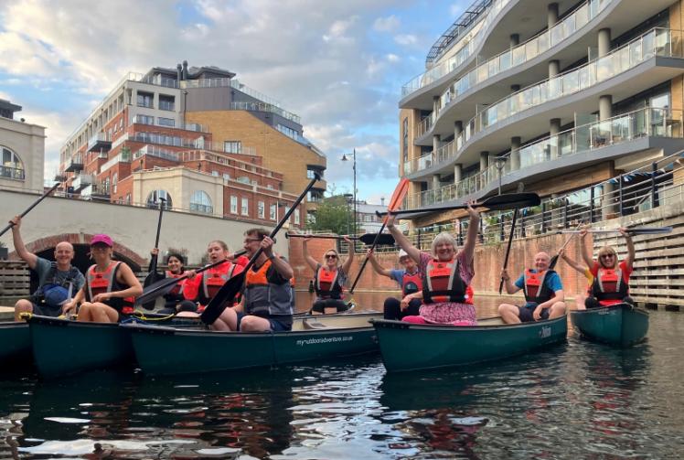 Paddlers take to waterways for first Maidenhead Canoe Club taster session