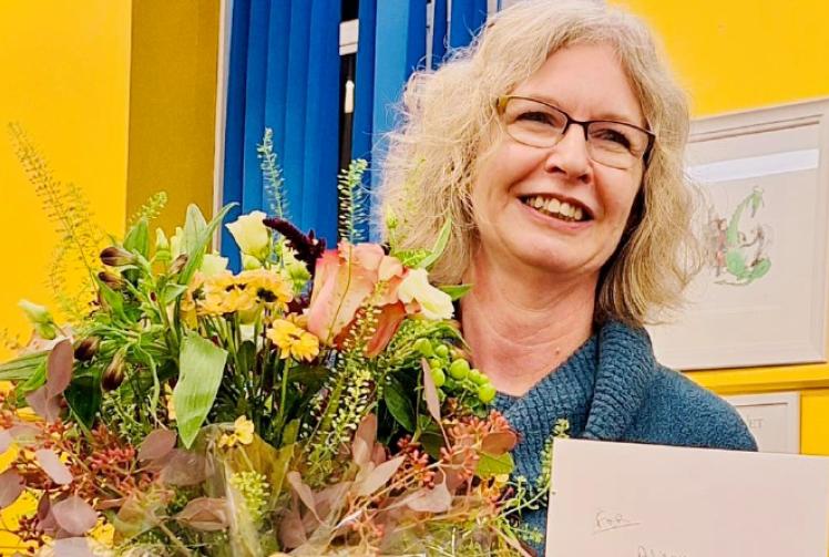 Volunteer thanks library for giving her an identity