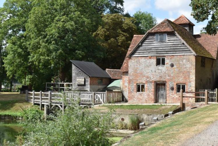 Swimming vandals smash windows at historic mill