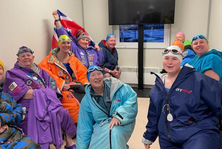 We broke ice and relay world record