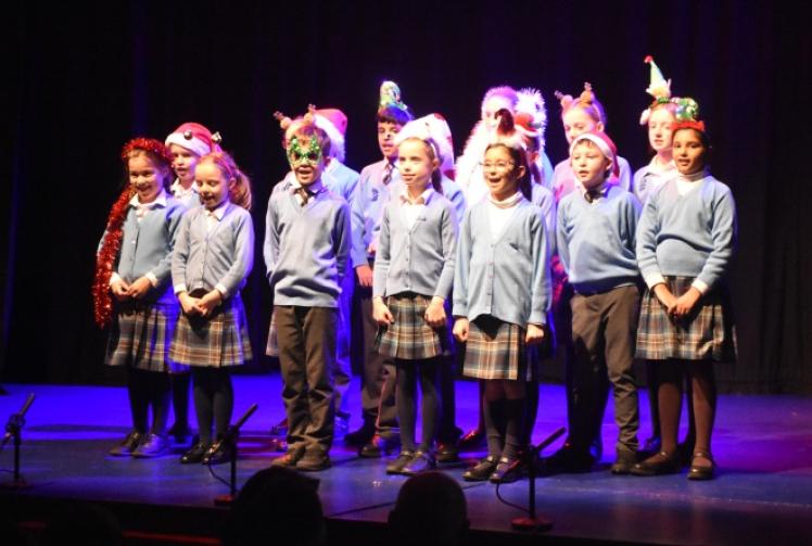 Children create song and dance at school’s carols contest