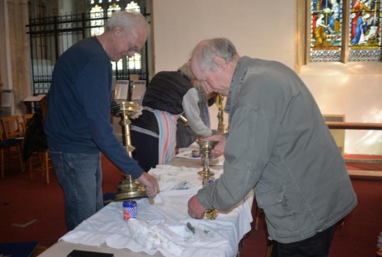 Volunteers come together to clean church ready for Easter